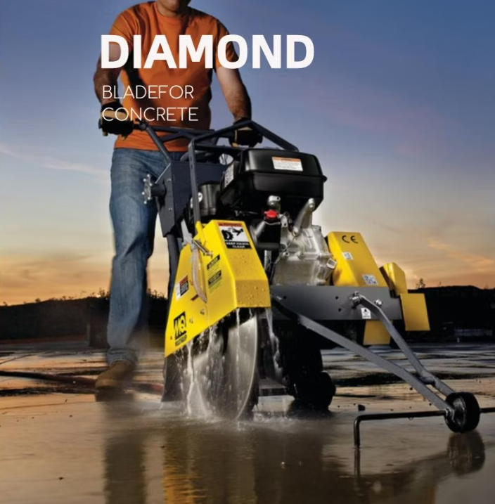 350mm 400mm Silent Silver Brazed Diamond Saw Blade for Cutting Concrete Granite