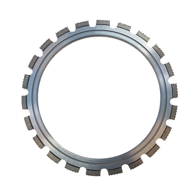 laser welded ring saw blade for reinforced concret
