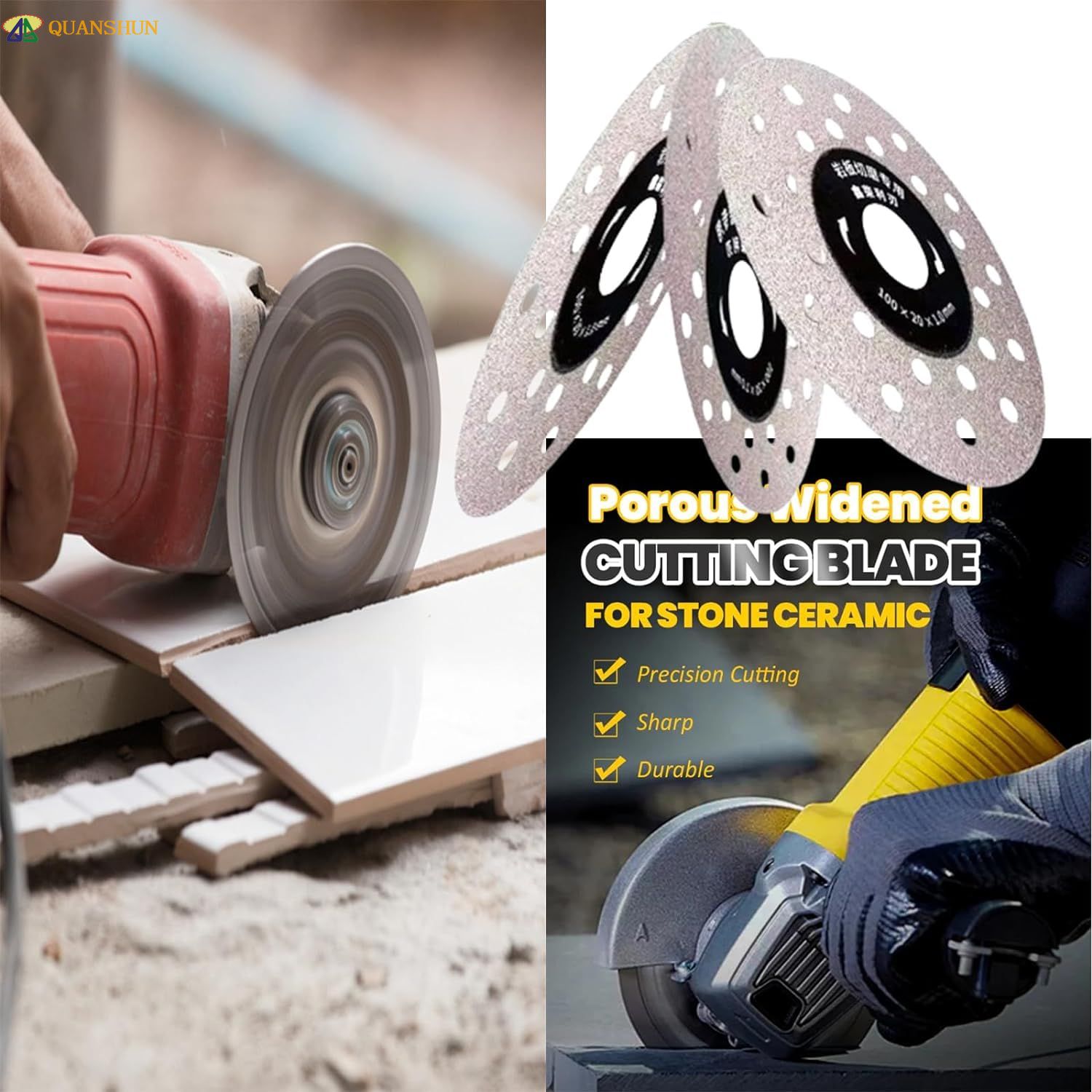 Durable 100 Diamond Cutting Disc - Cement Marble Concrete Floor Polishing