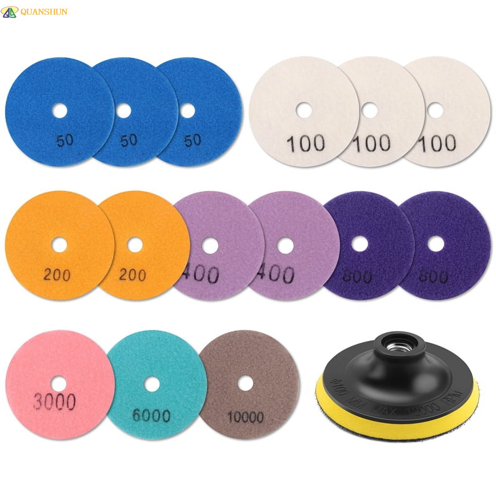 Flexible Wet Granite Diamond Polishing Pads for Angle Grinder