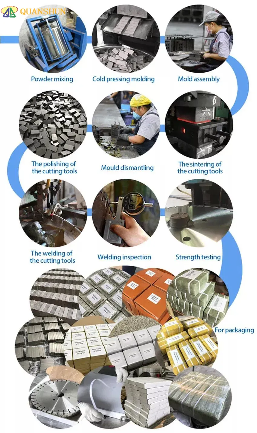 Bcmc Diamond Segment for Saw Blade Big Diamond Plate for Rock Cutting in Africa Cutting Tips